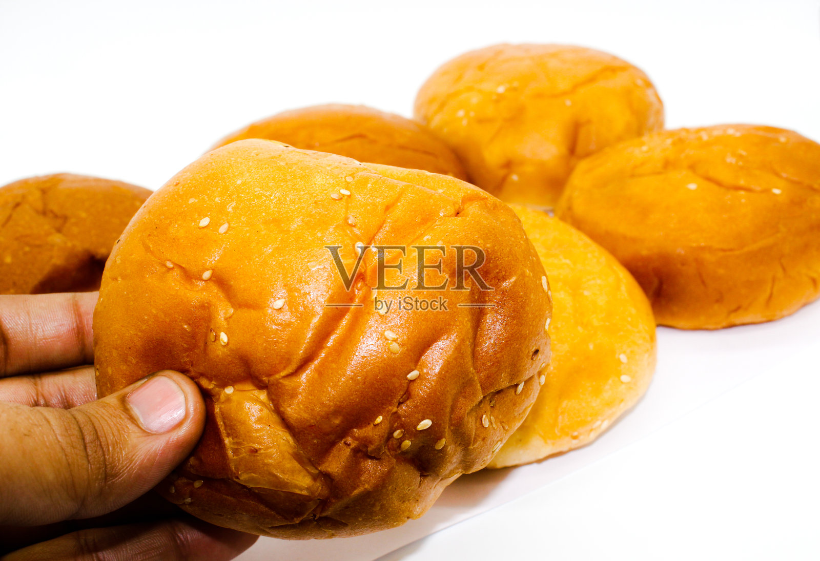 汉堡面包孤立在白色背景上的图片照片摄影图片