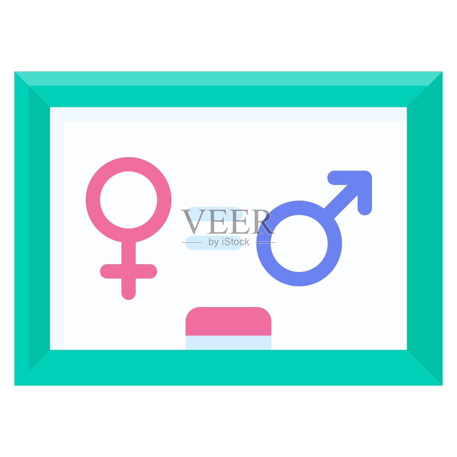 性别平等的标志，女权主义的相关载体图标素材