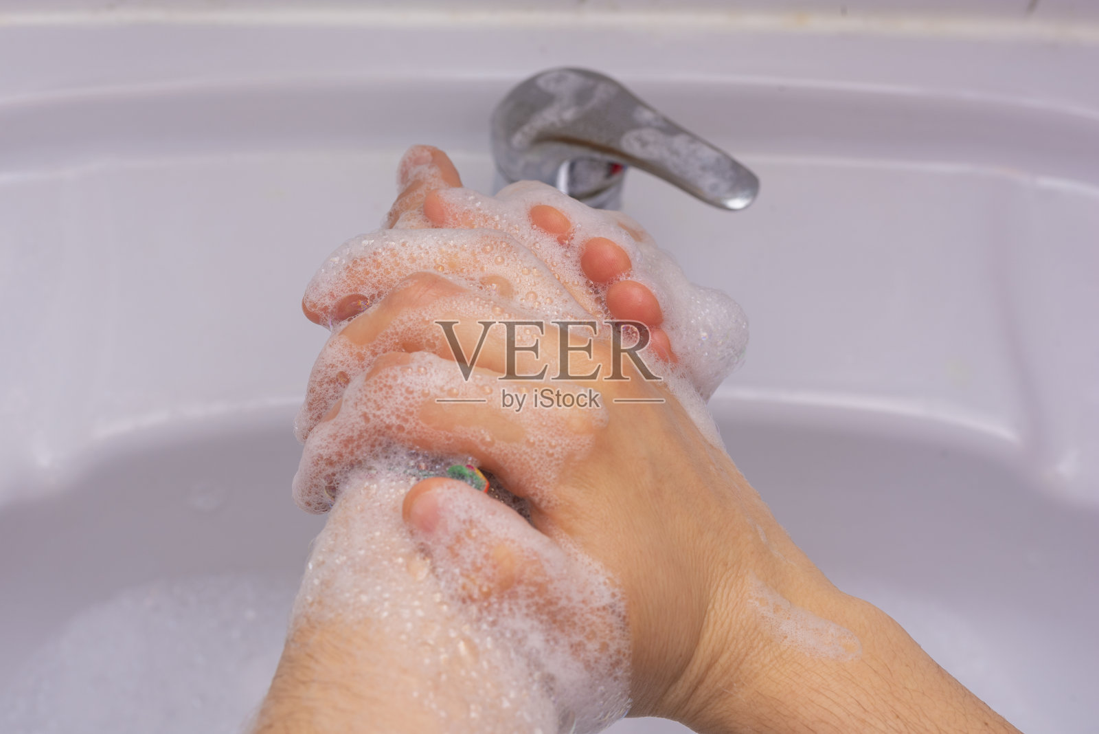 洗手。照片摄影图片