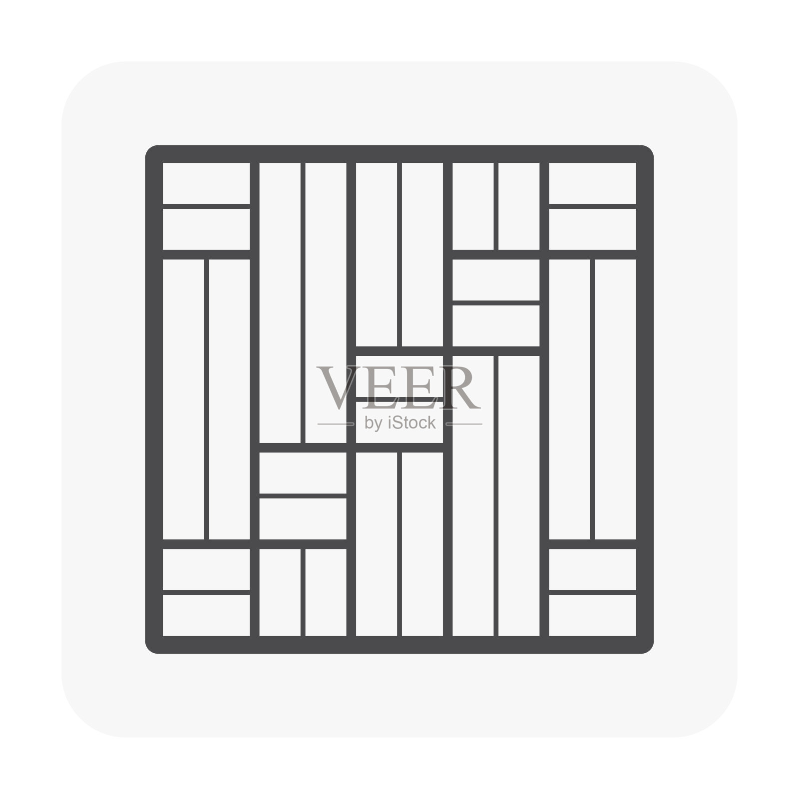 木质地板图案矢量图标设计图标素材