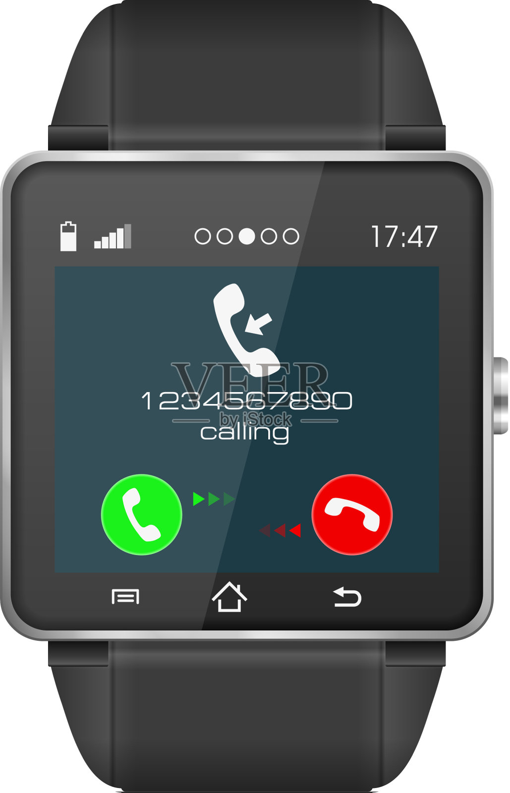 聪明的手表插画图片素材