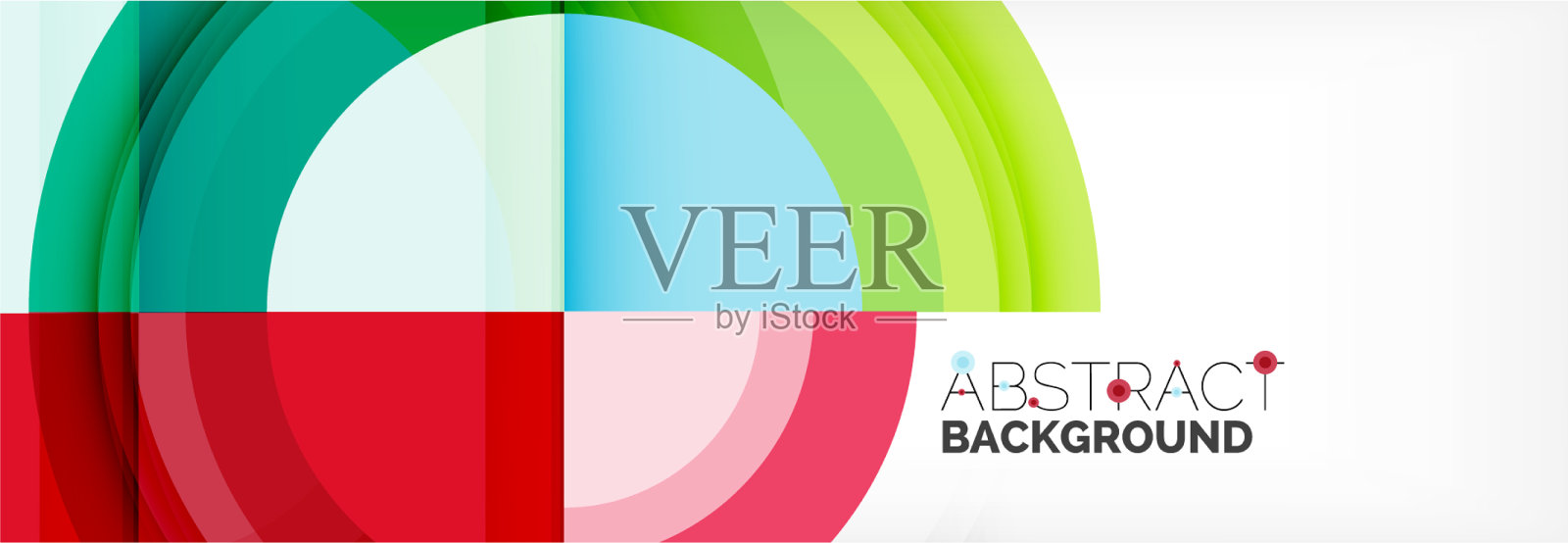 圆形形状三角形和圆形现代插画图片素材