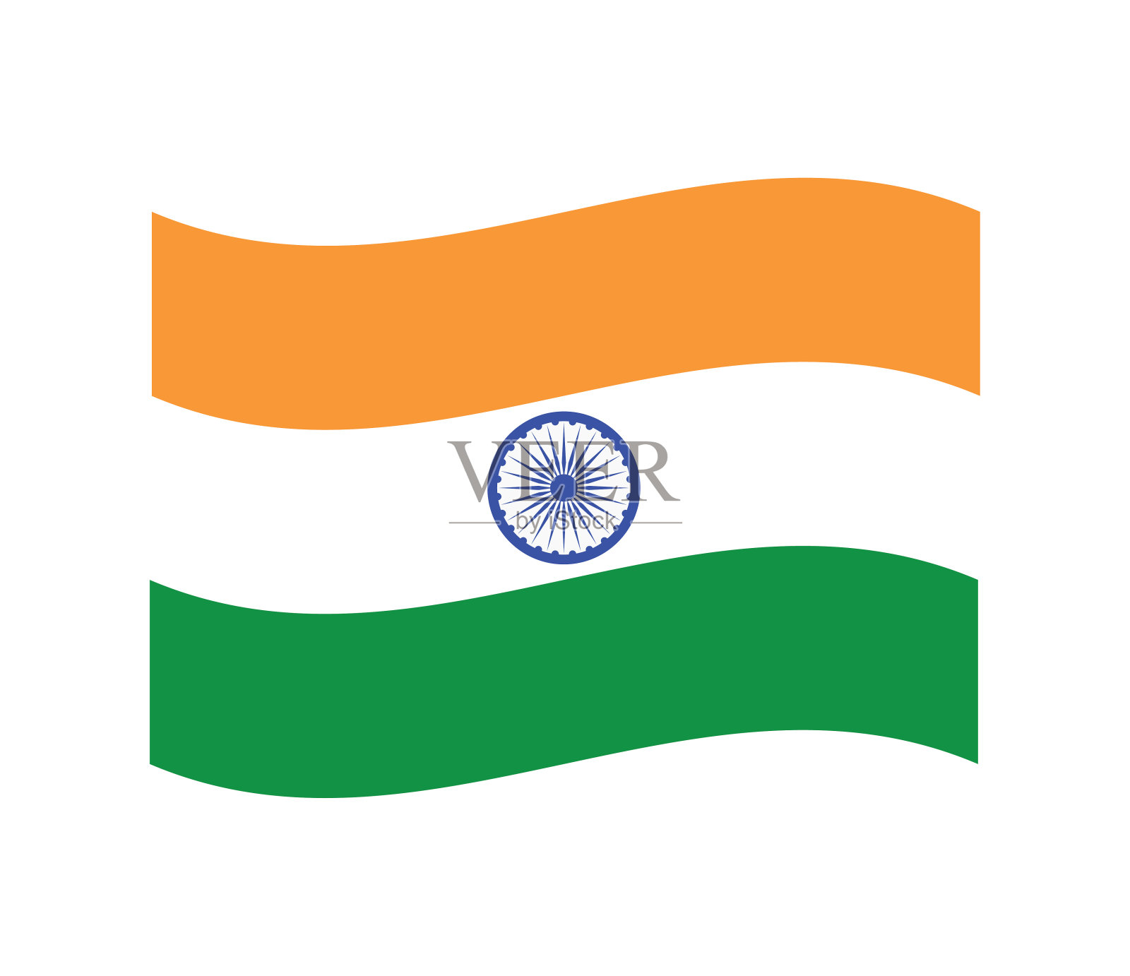印度国旗插画图片素材