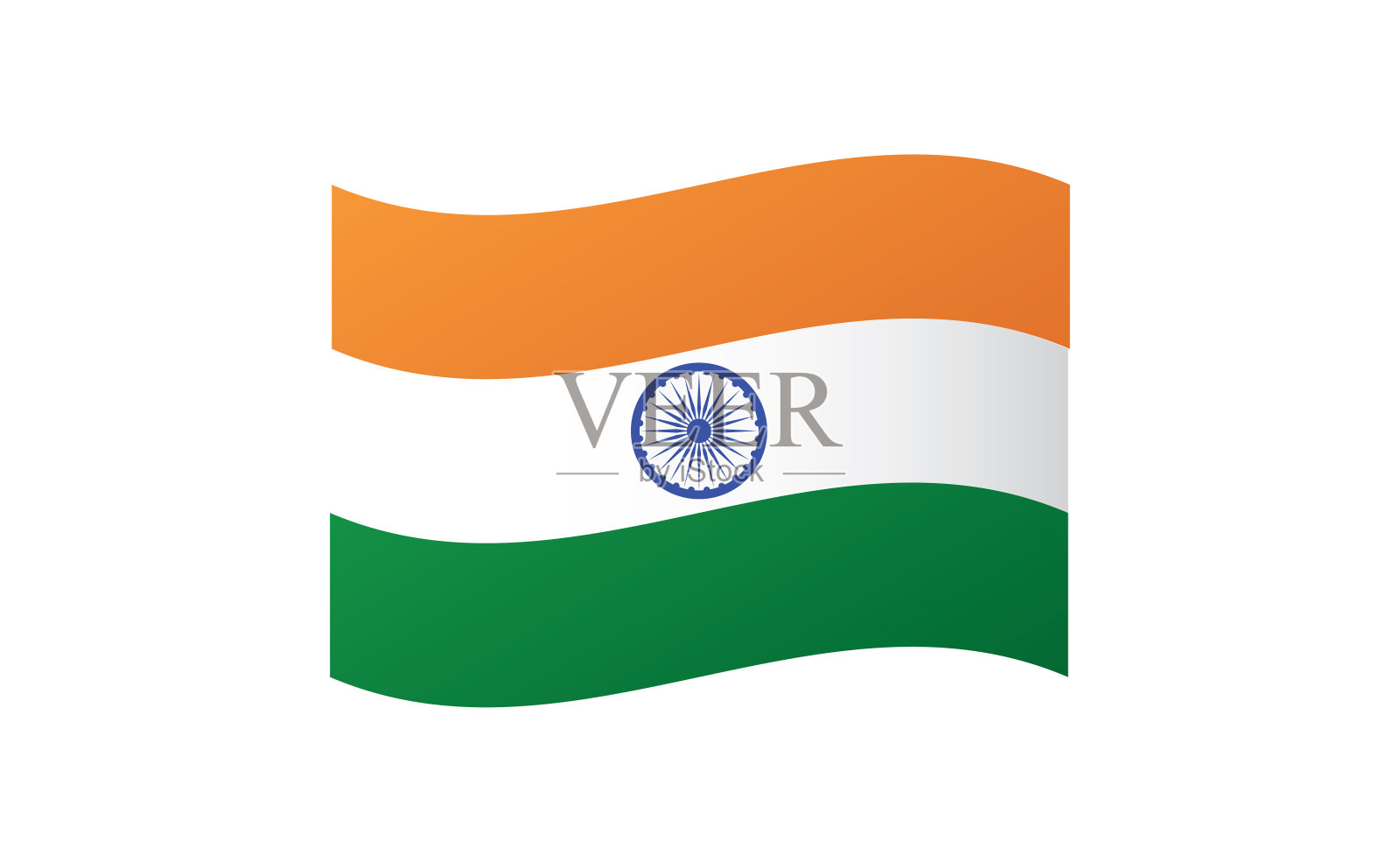 印度国旗插画图片素材