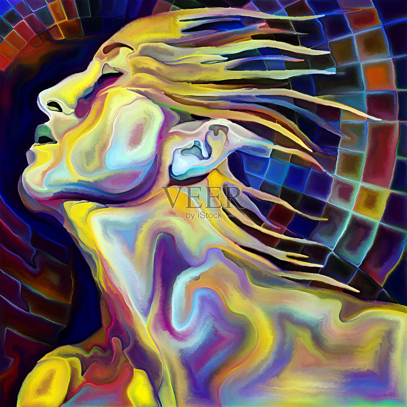 离开插画图片素材