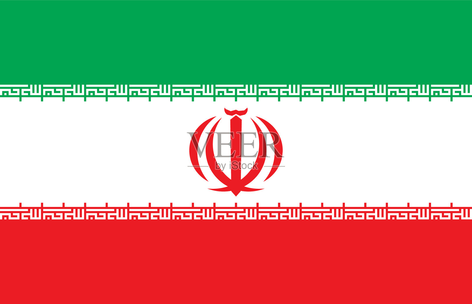 伊朗国旗背景插画图片素材