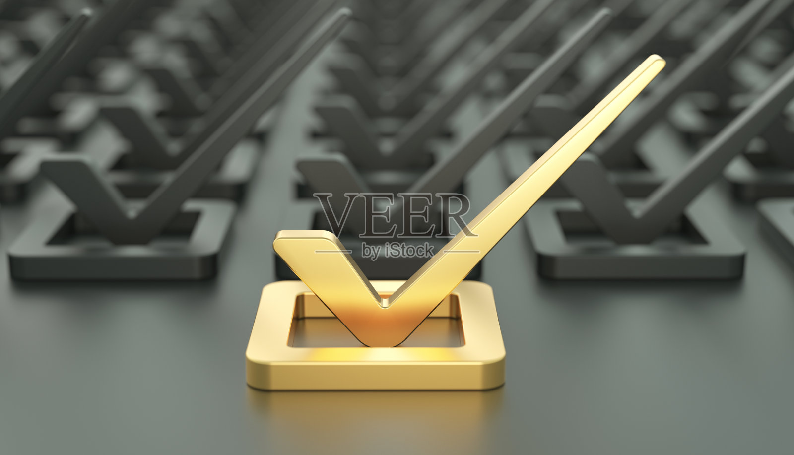 金色的复选标记照片摄影图片