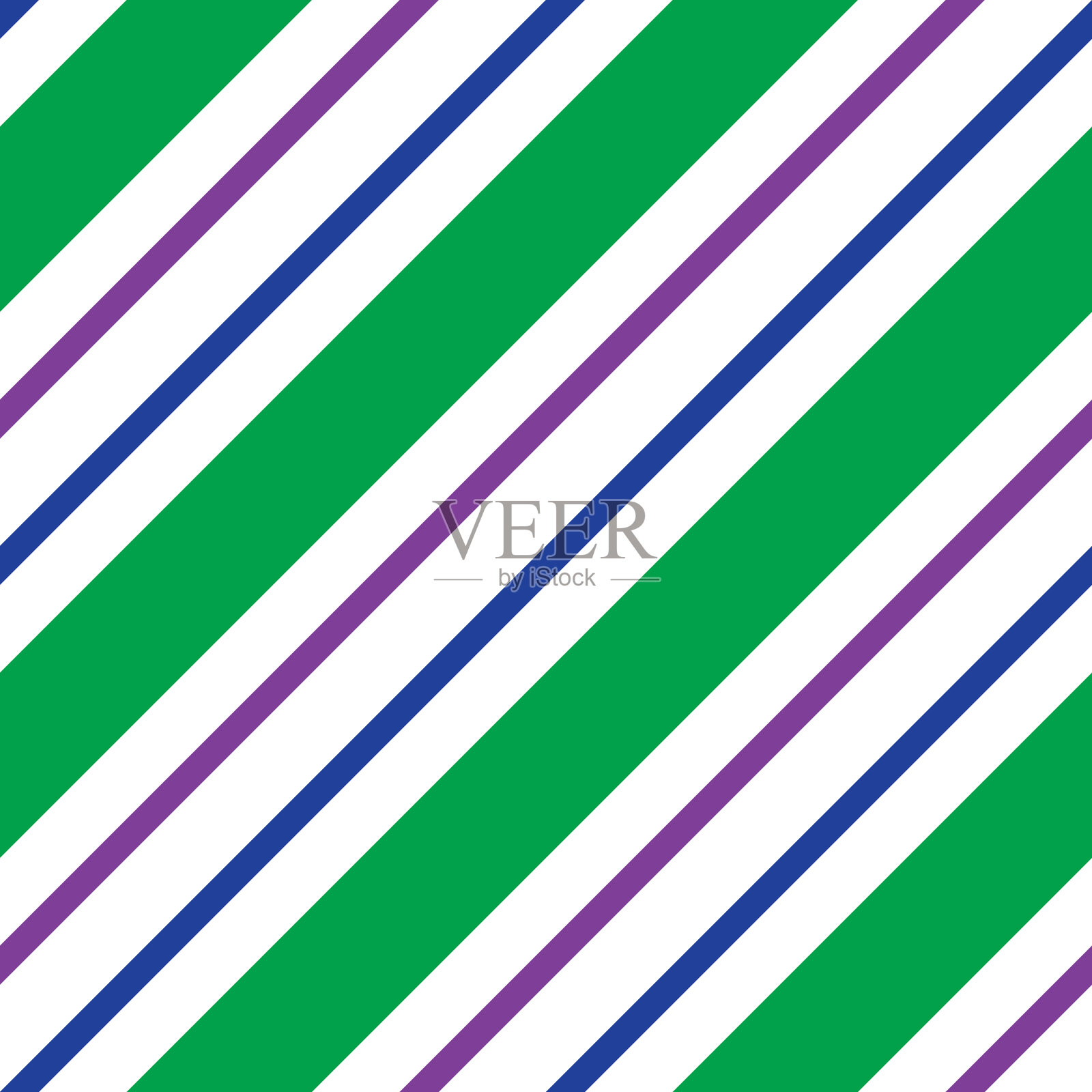 彩虹条纹无缝图案背景中插画图片素材