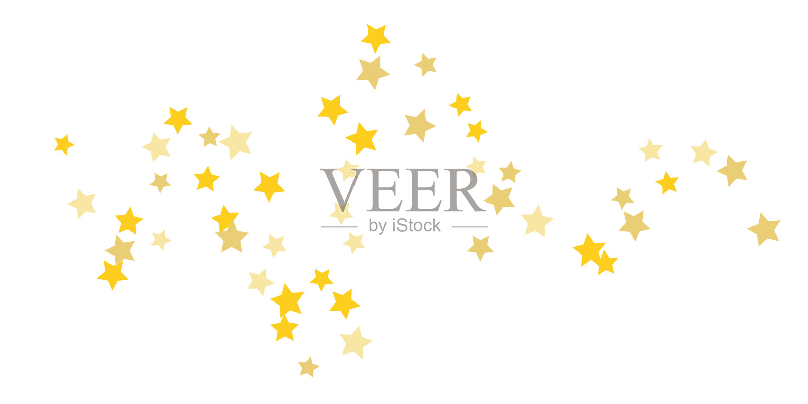 明星纸屑插画图片素材