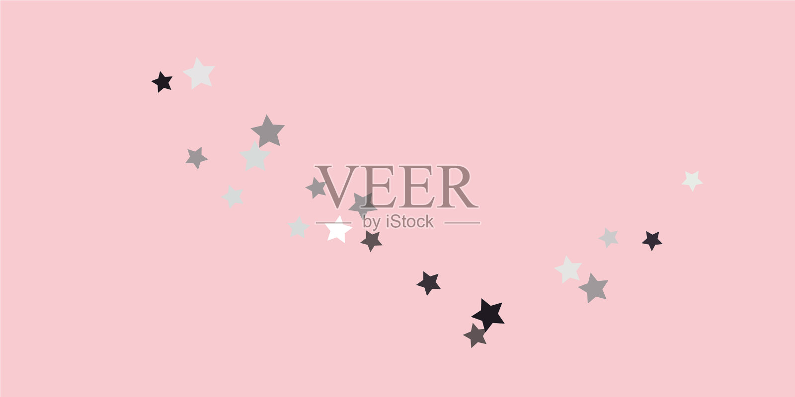 明星纸屑插画图片素材