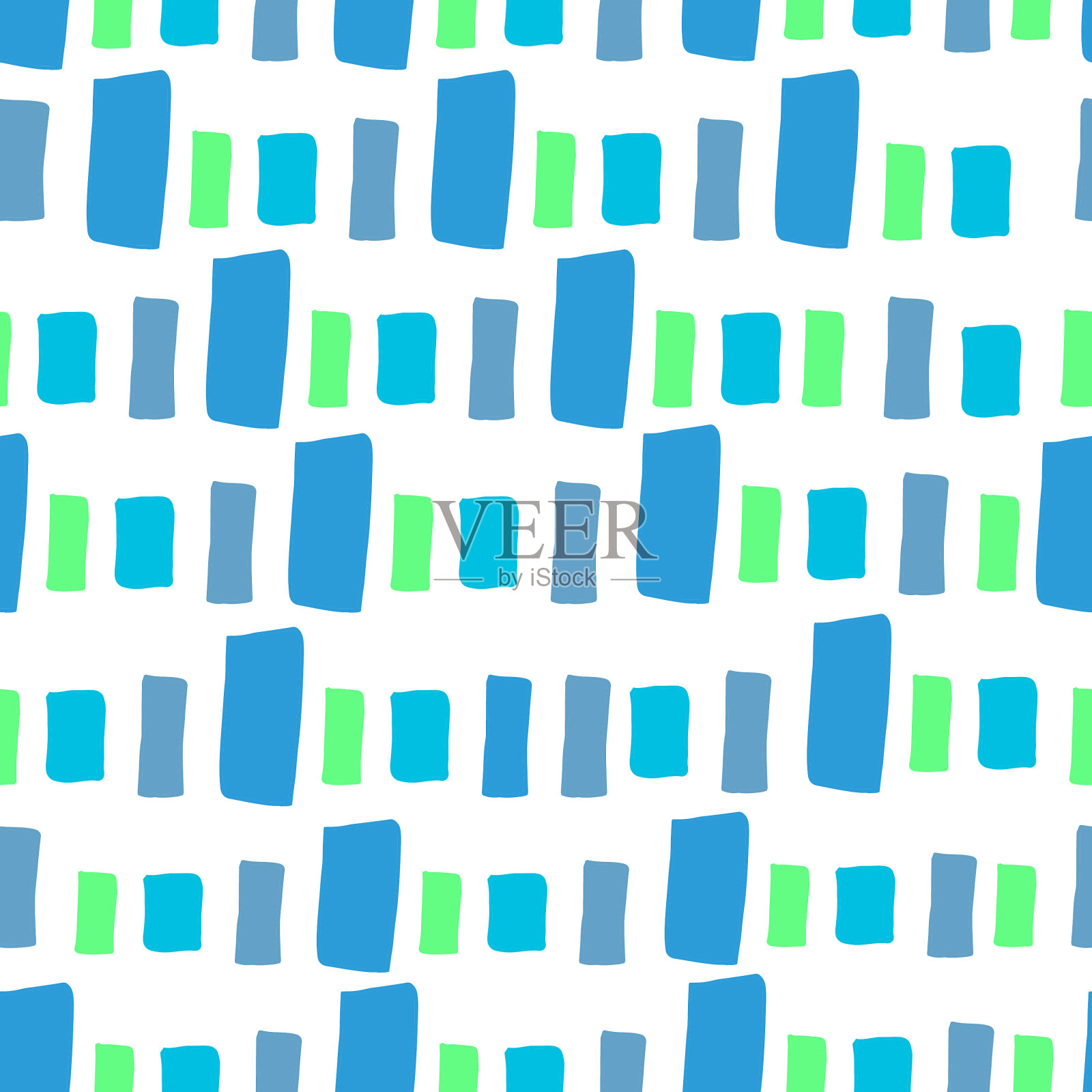 色彩柔和的明亮条纹。向量无缝模式。用于织物、纸张、婴儿服装、纺织品、包装、墙纸、背景和明信片。手绘插画图片素材