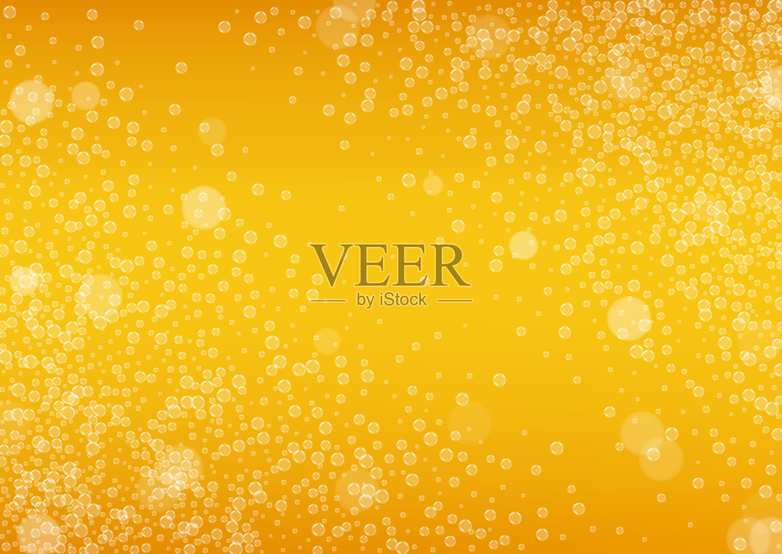 精酿啤酒的背景。啤酒溅。啤酒节泡沫。插画图片素材