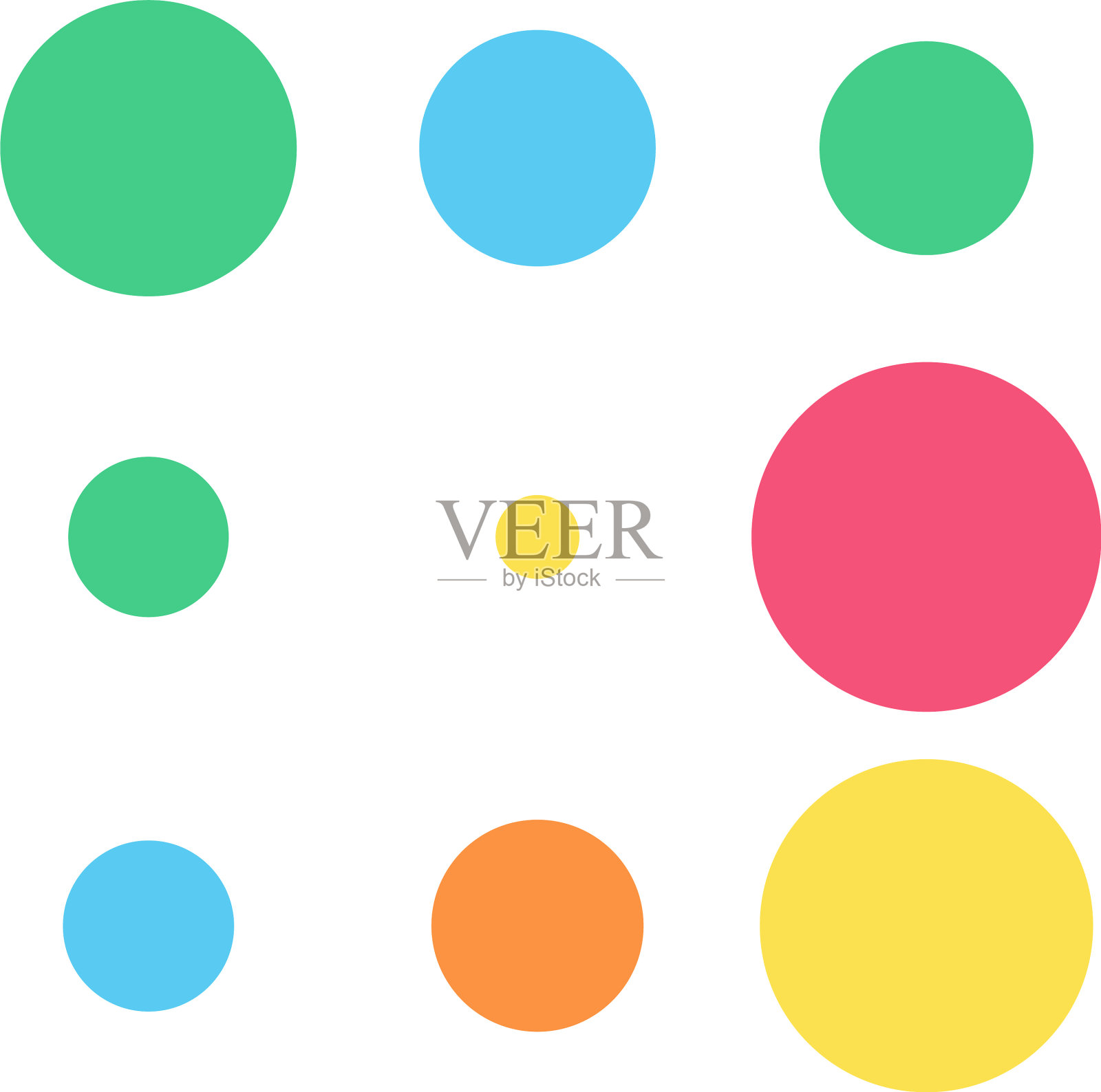 3x3圆点变异设计点斑插画图片素材