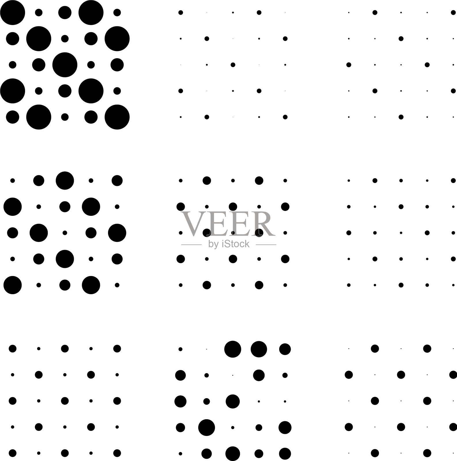 5x5圆点变异设计点斑插画图片素材