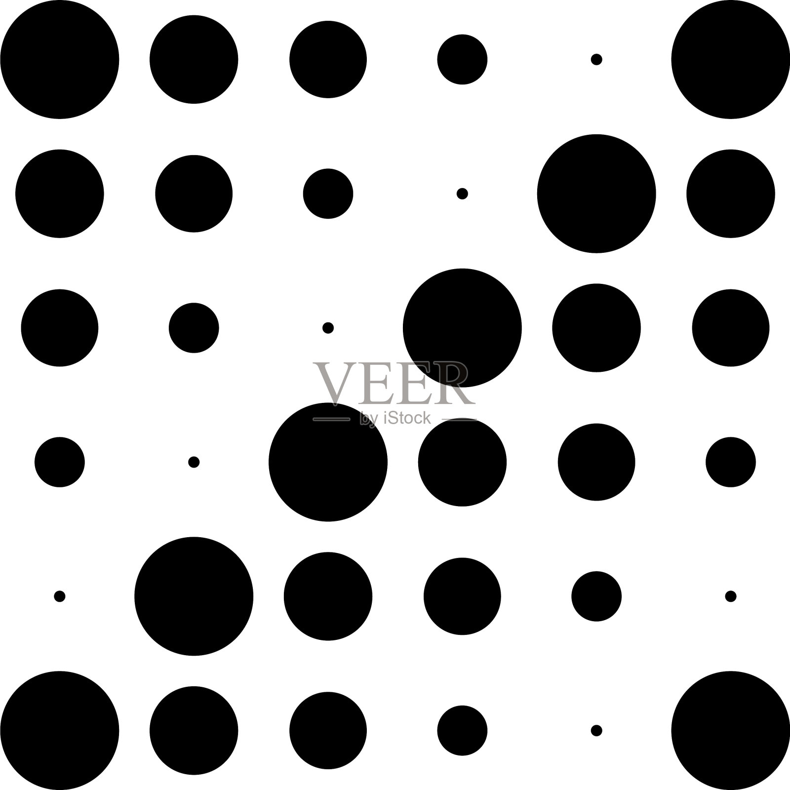 6x6圆点变异设计点斑插画图片素材