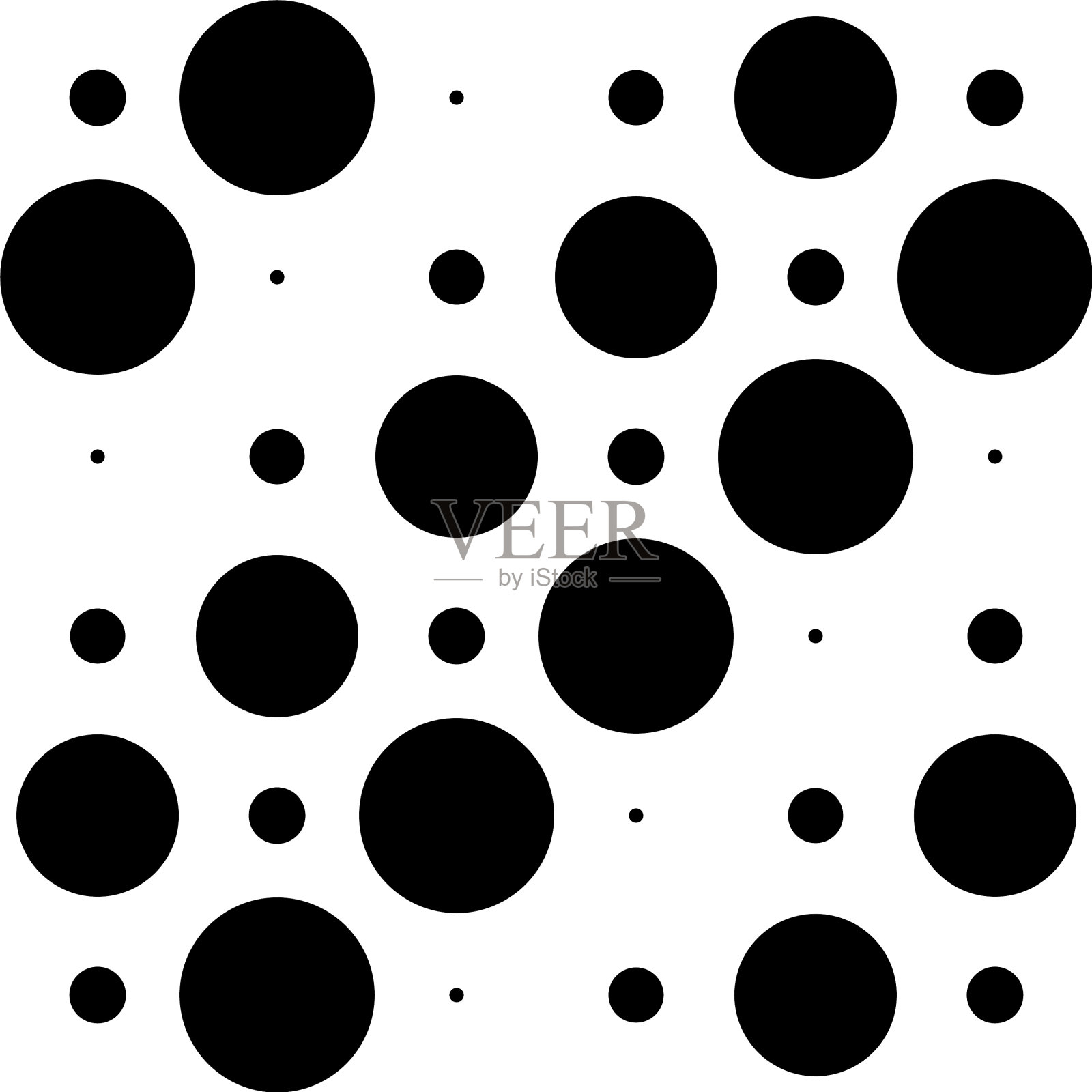 6x6圆点变异设计点斑插画图片素材