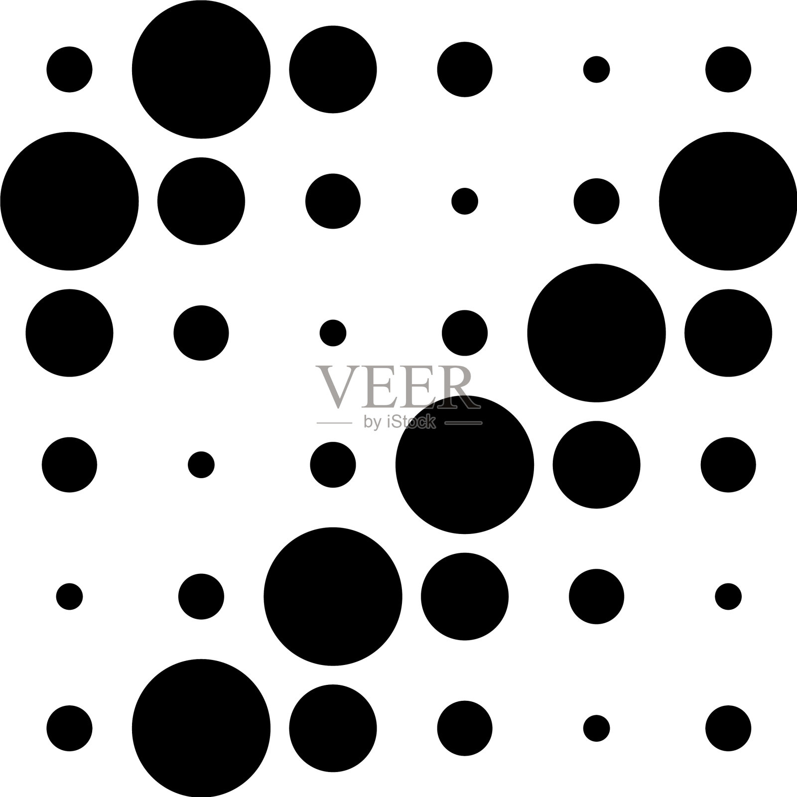 6x6圆点变异设计点斑插画图片素材