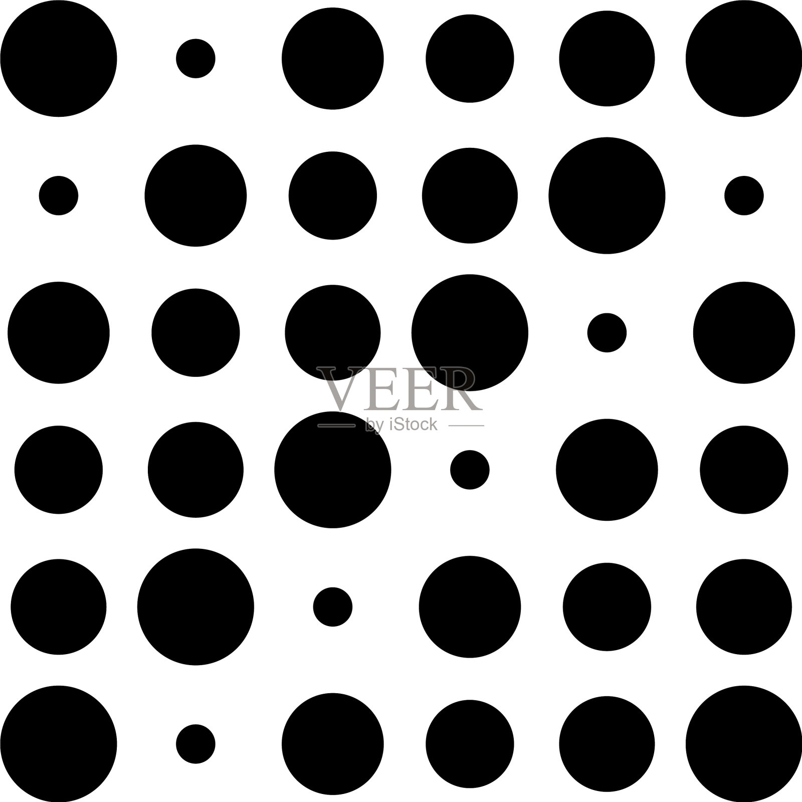 6x6圆点变异设计点斑插画图片素材