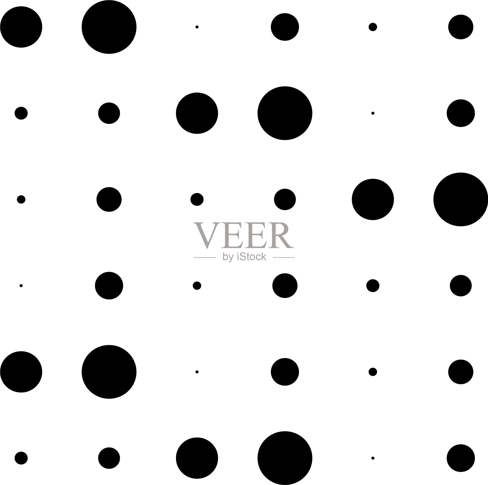 6x6圆点变异设计点斑插画图片素材