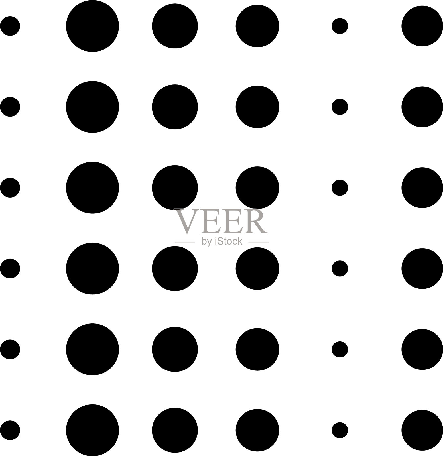 6x6圆点变异设计点斑插画图片素材