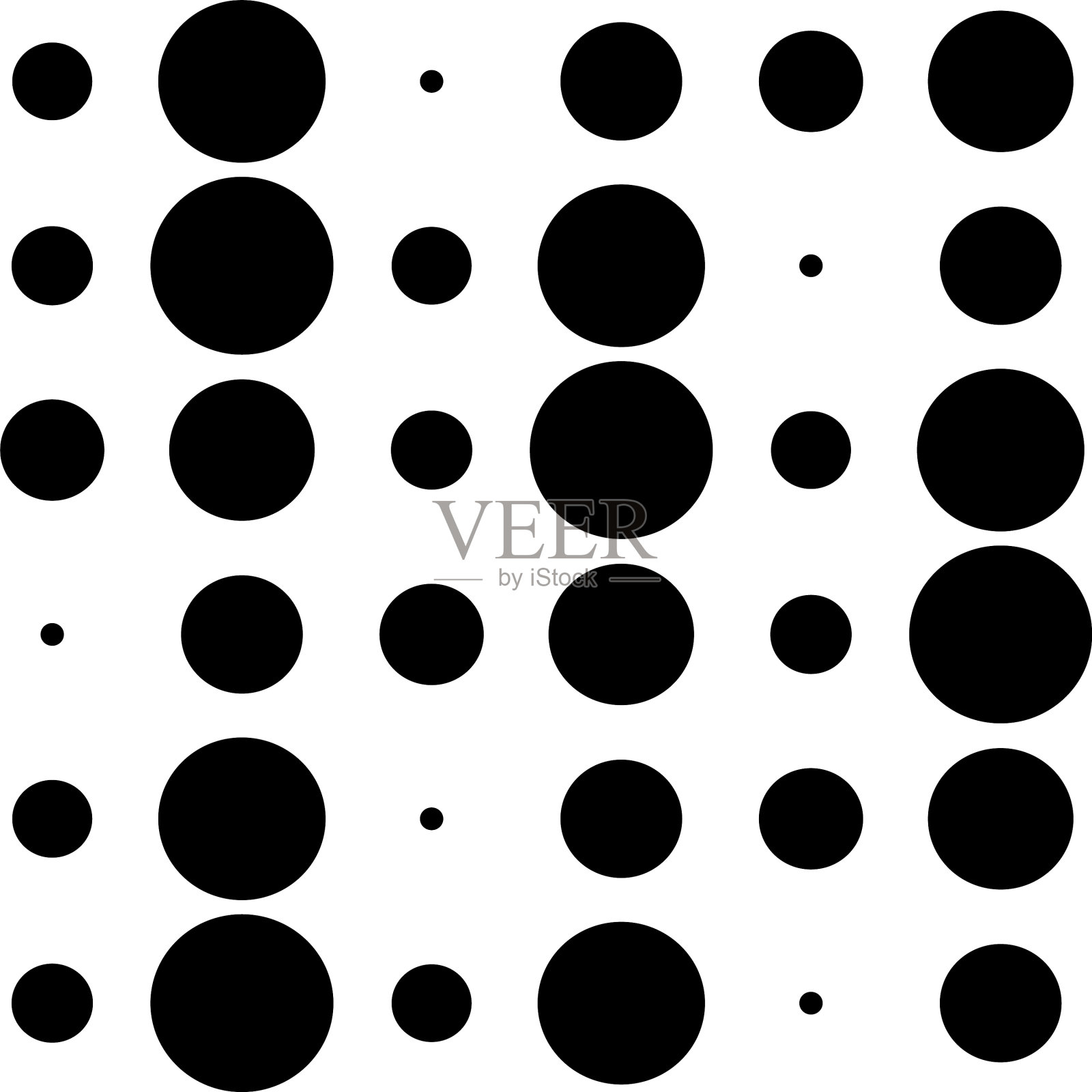 6x6圆点变异设计点斑插画图片素材