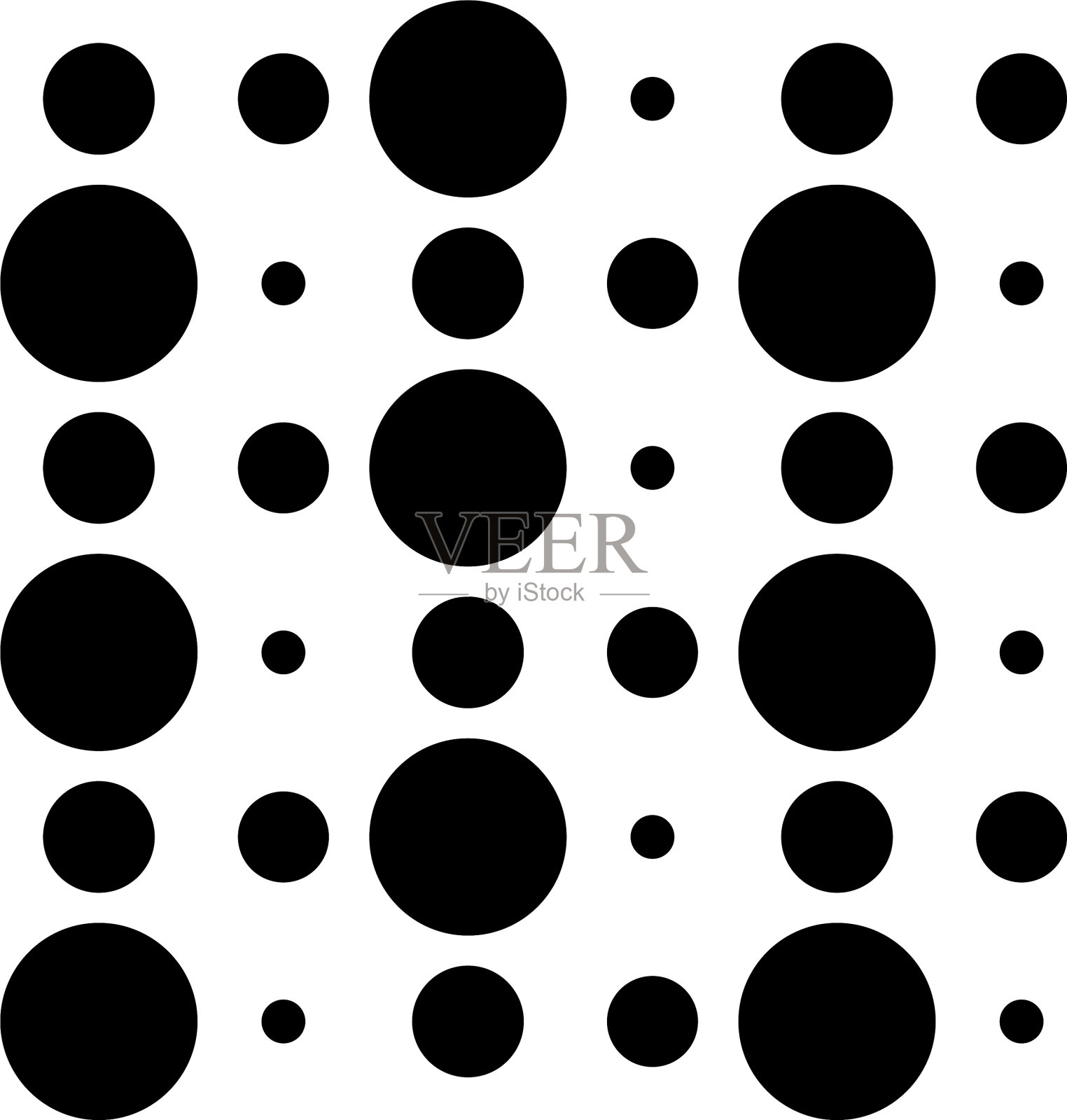 6x6圆点变异设计点斑插画图片素材