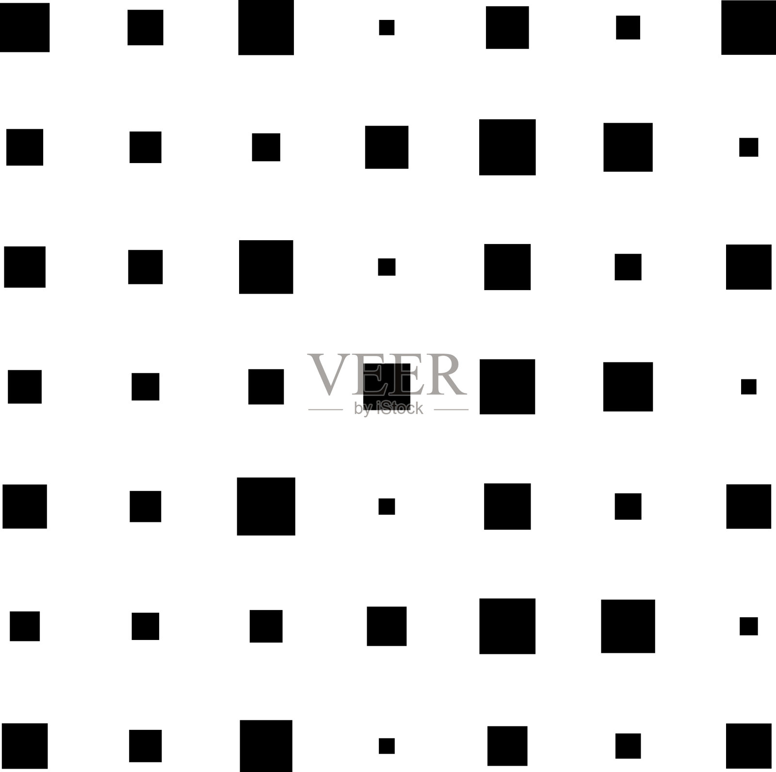 7x7立方方阵几何排列方阵插画图片素材