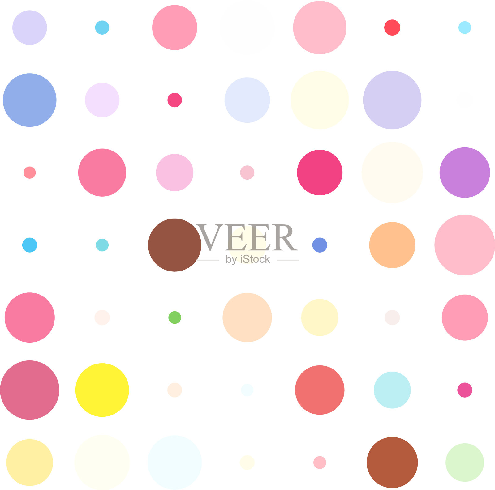 7x7圆点变异设计点斑插画图片素材