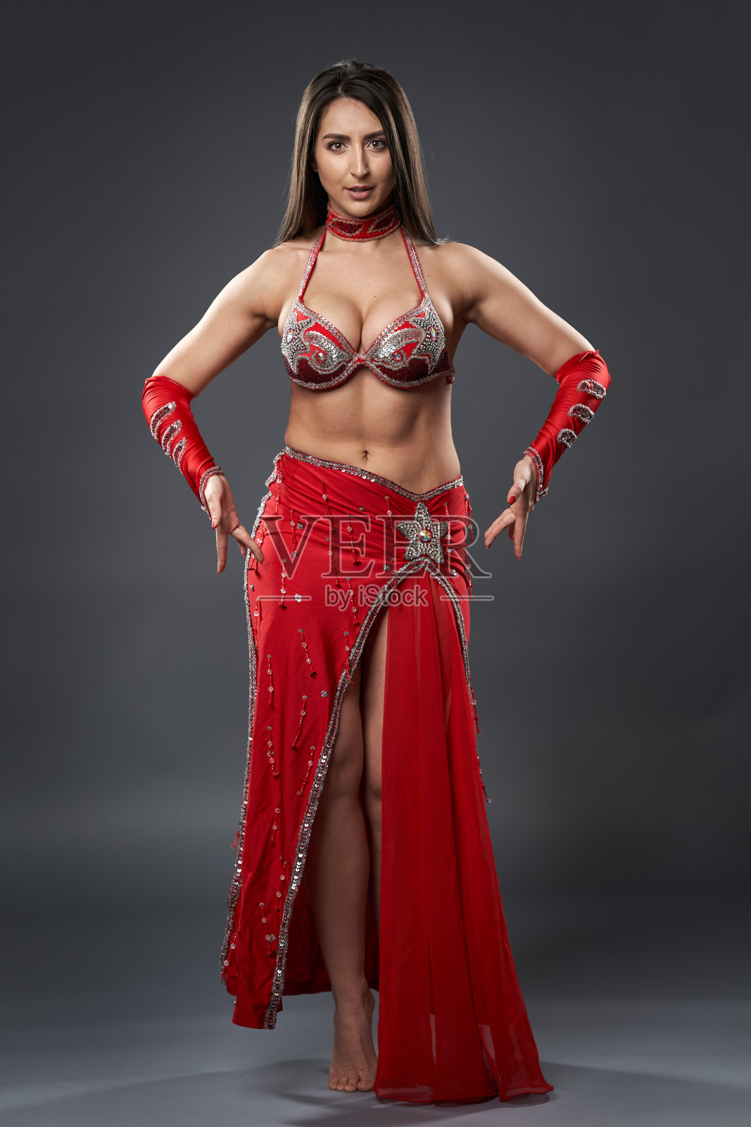 阿拉伯肚皮舞女照片摄影图片