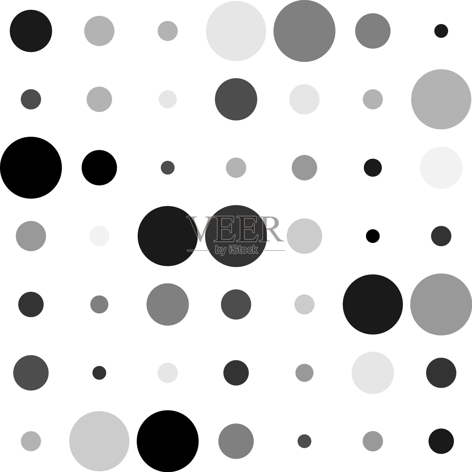 7x7圆点变异设计点斑插画图片素材