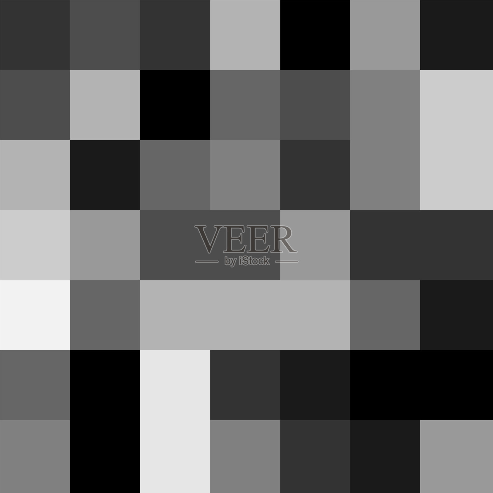 7x7立方方阵几何排列方阵插画图片素材