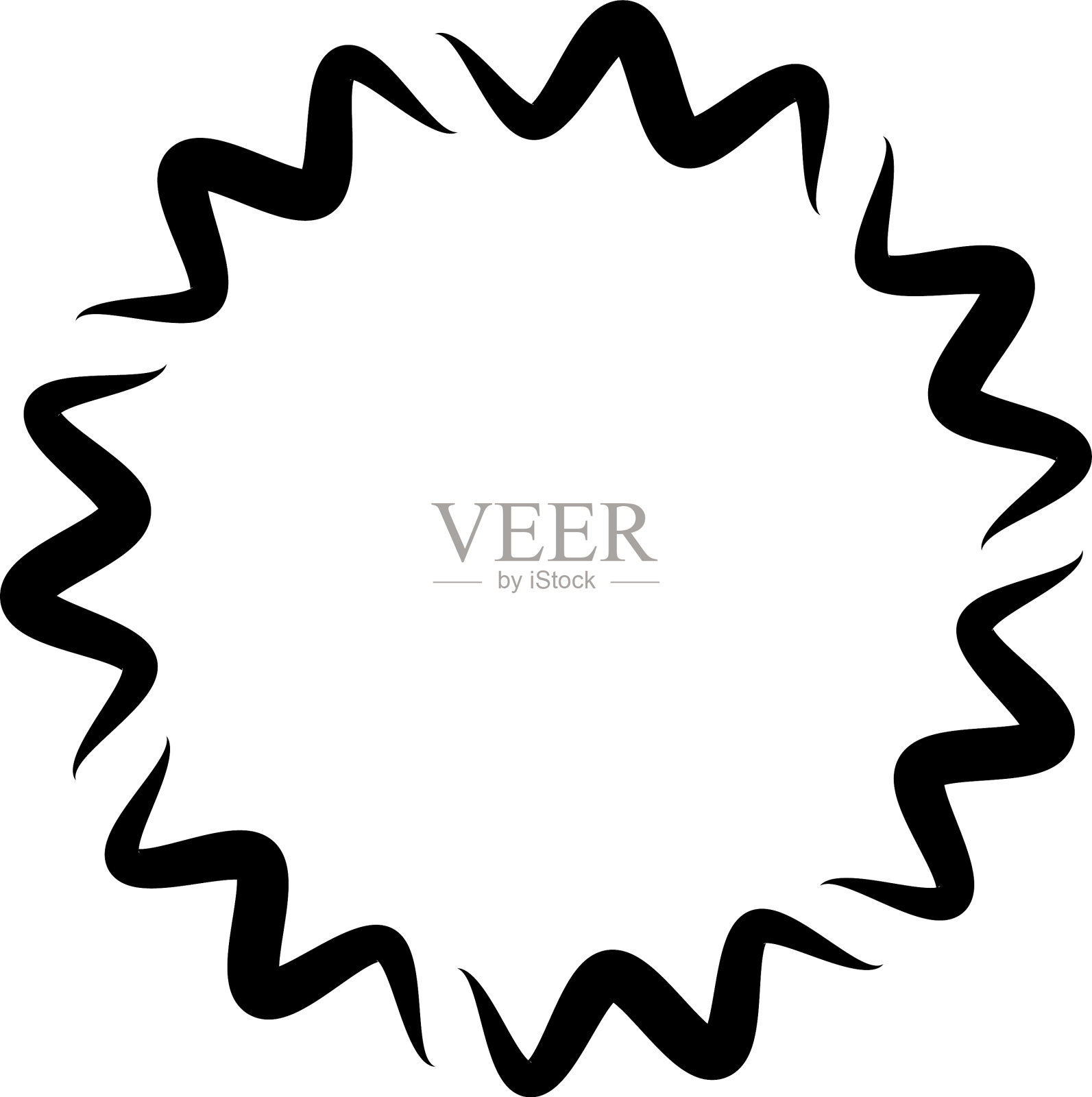 圆圆曼陀罗图案抽象圆插画图片素材