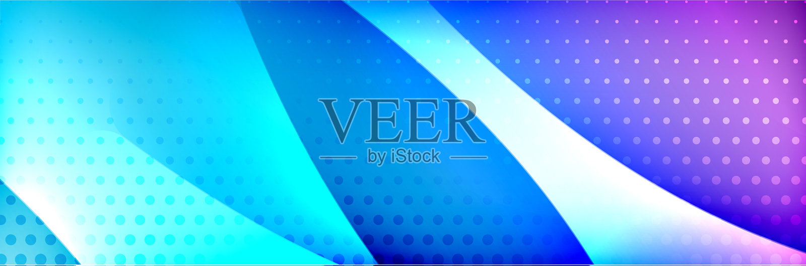 流体梯度霓虹彩色波抽象插画图片素材