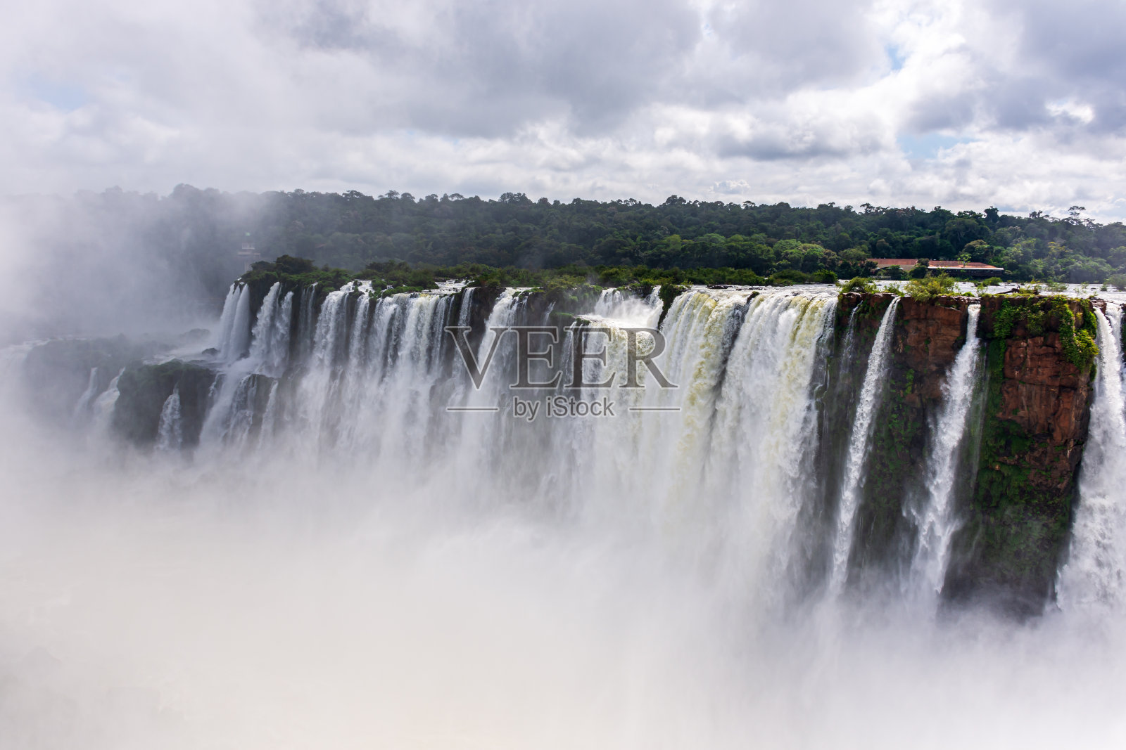 这是南美伊瓜苏瀑布的美丽画面照片摄影图片