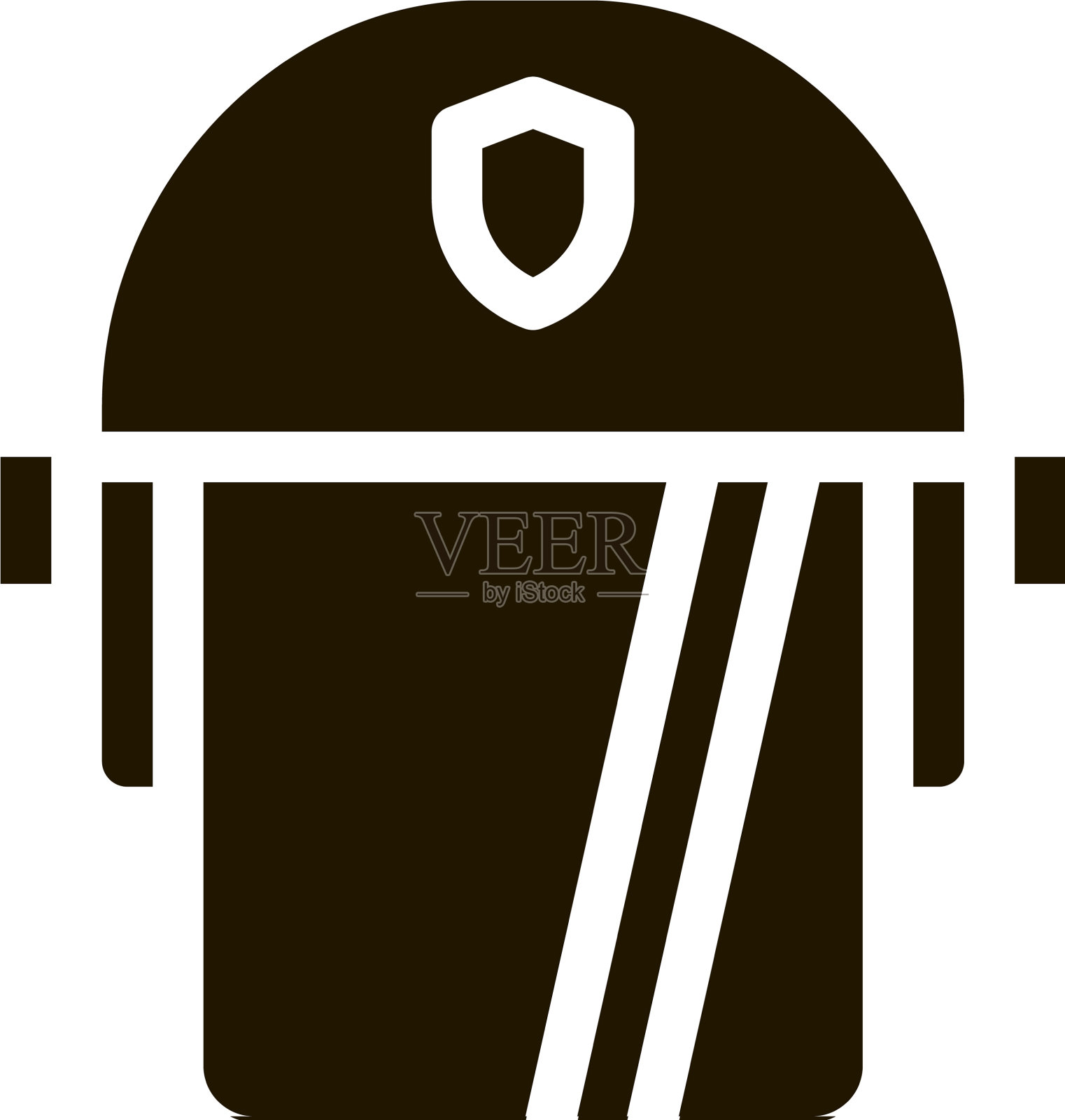 警察互换头盔图标插画图片素材