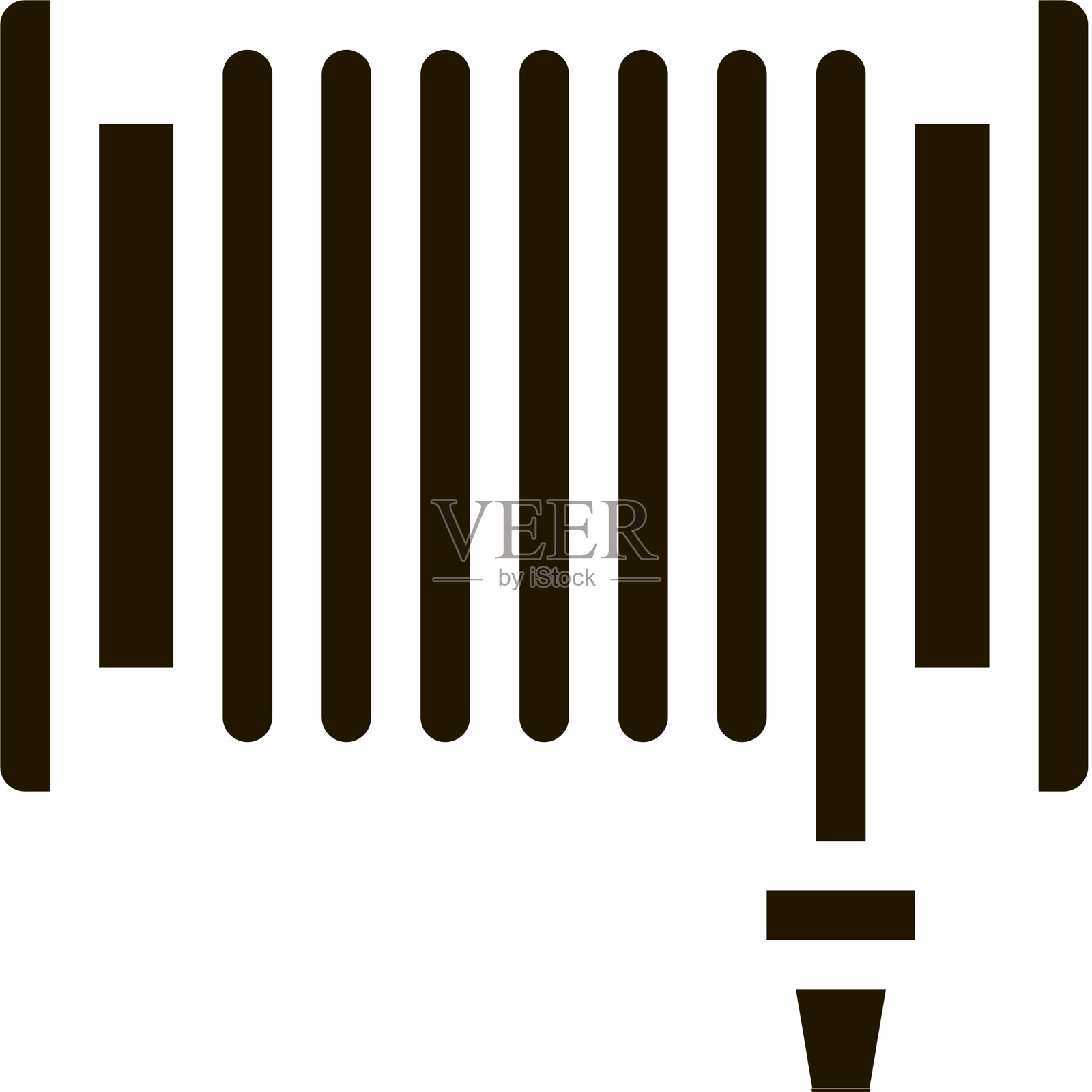 消防水带卷轴图标图标素材