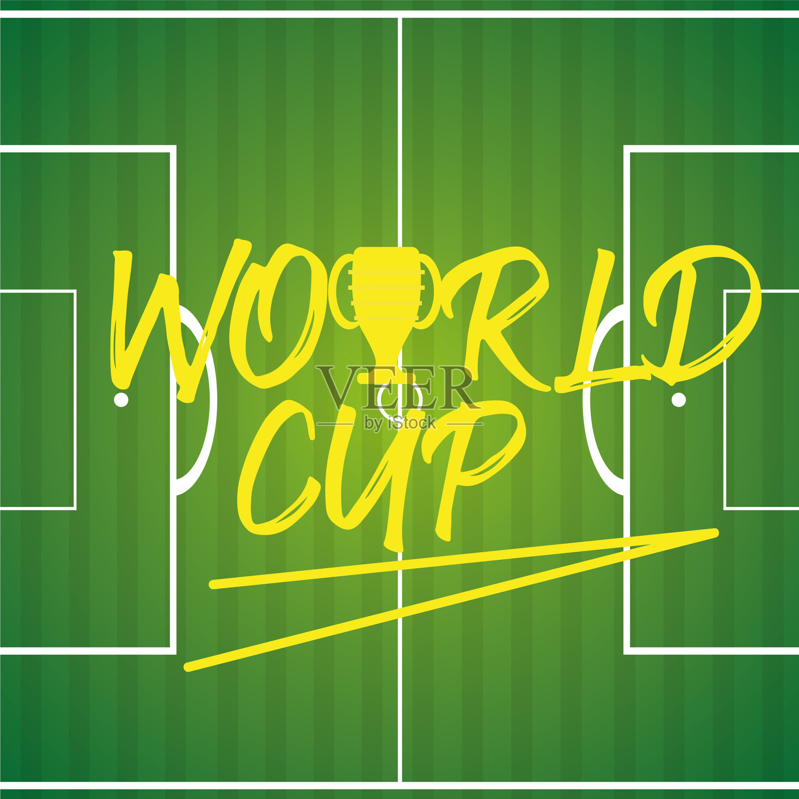 足球场上的背景插画图片素材