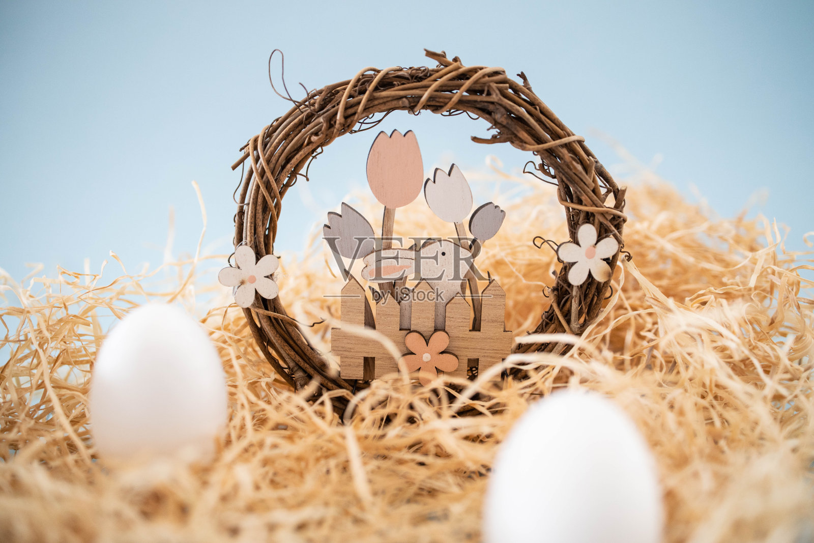 复活节装饰照片摄影图片