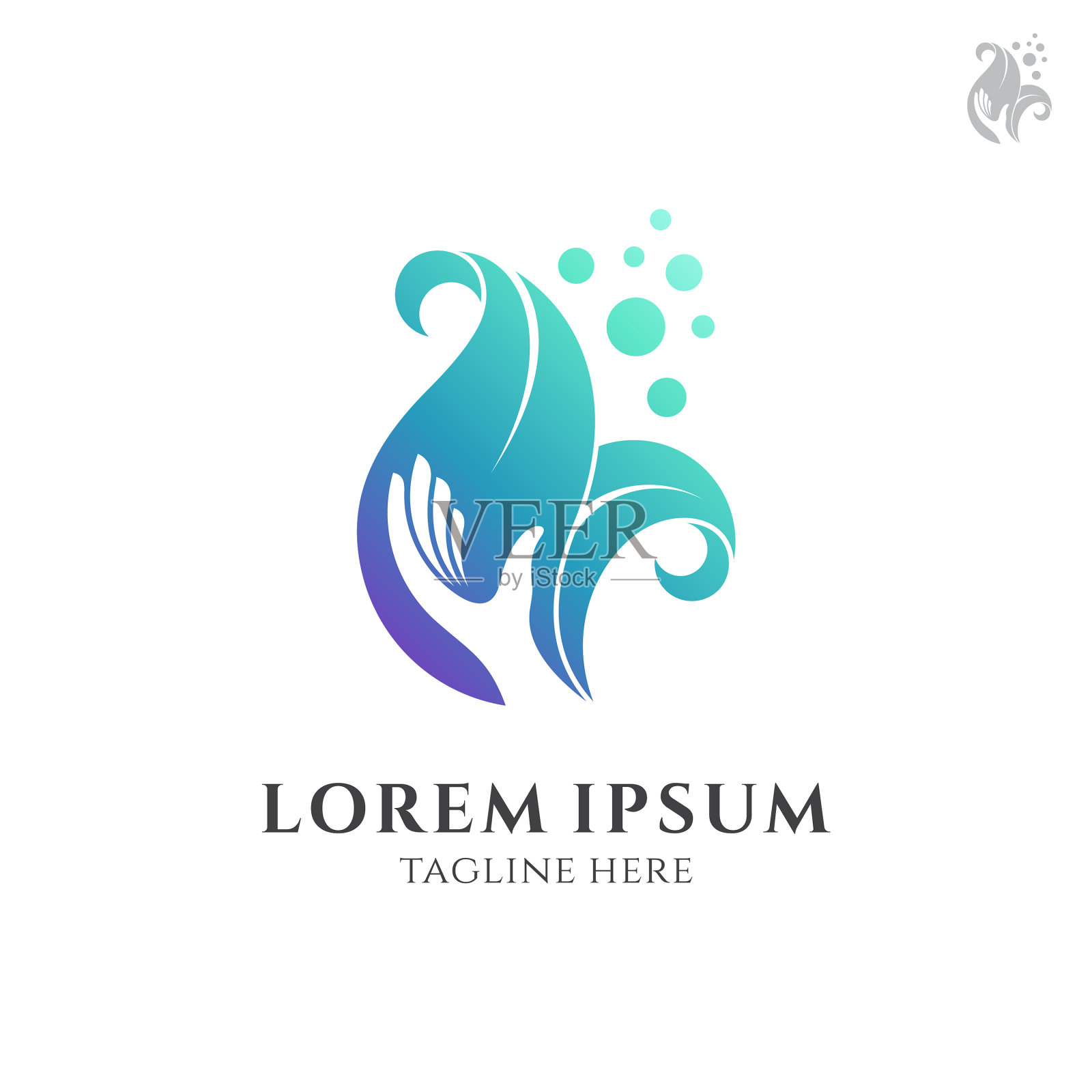 保健叶标志插画图片素材