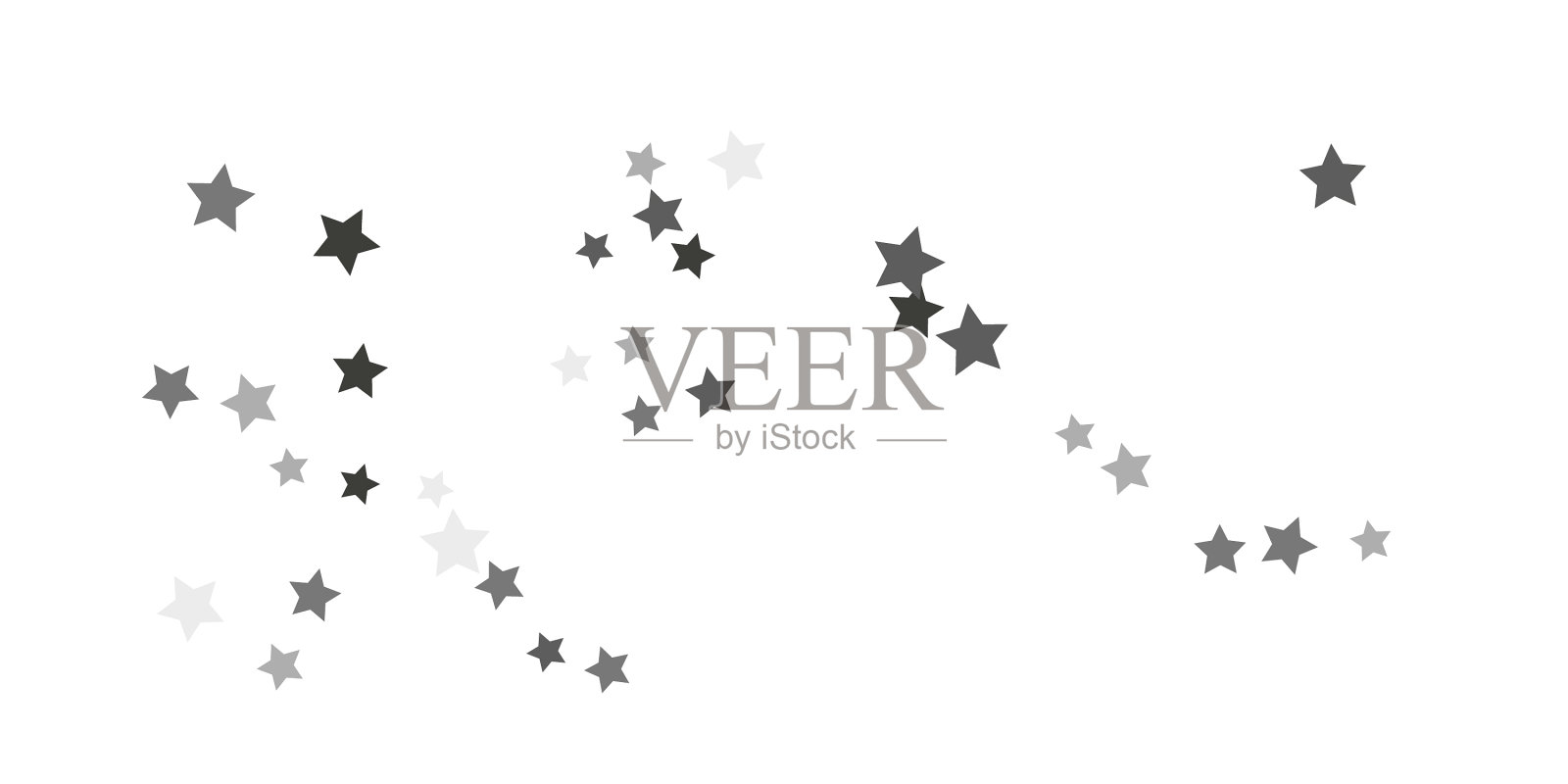 明星纸屑插画图片素材