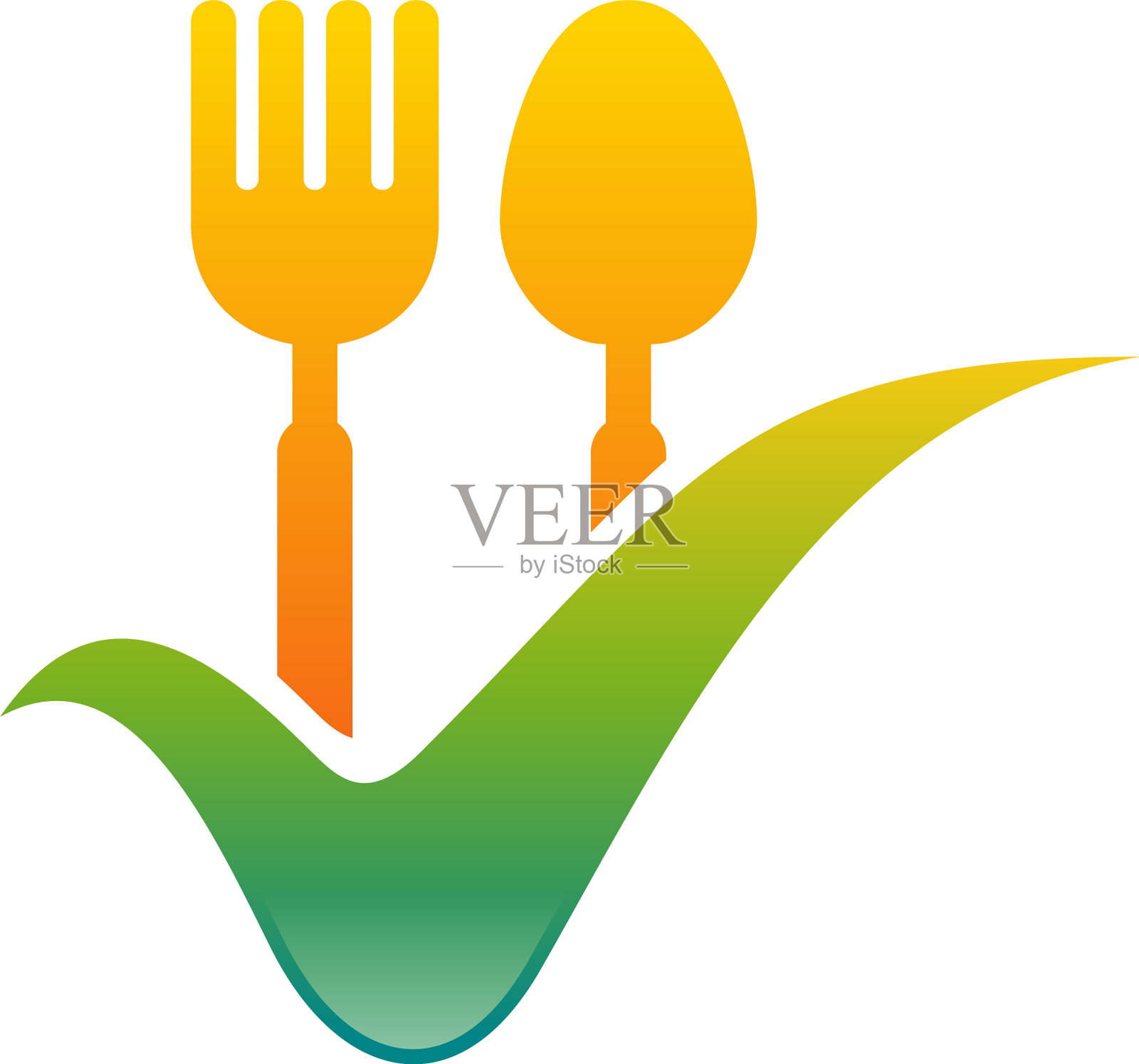 食品检查标志设计概念餐厅检查图标素材