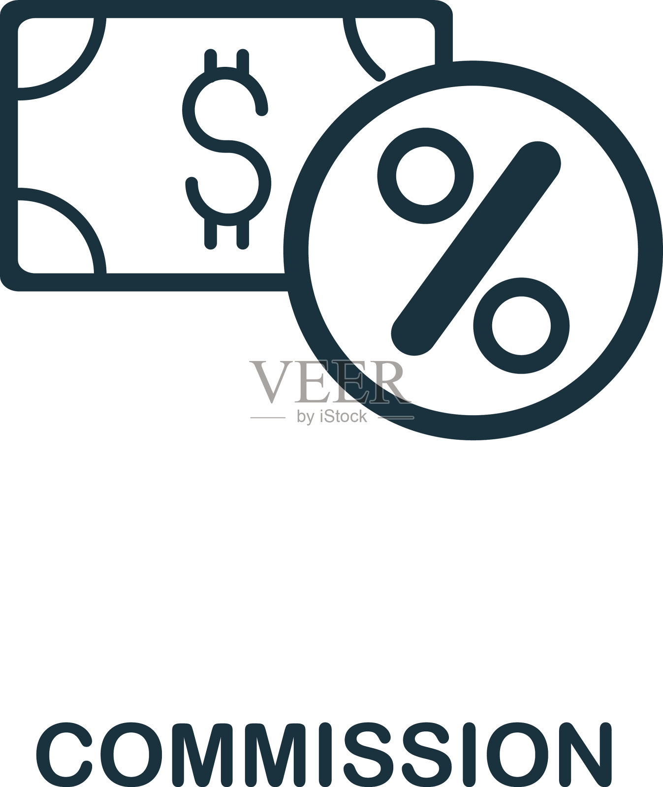 从联盟营销佣金图标插画图片素材