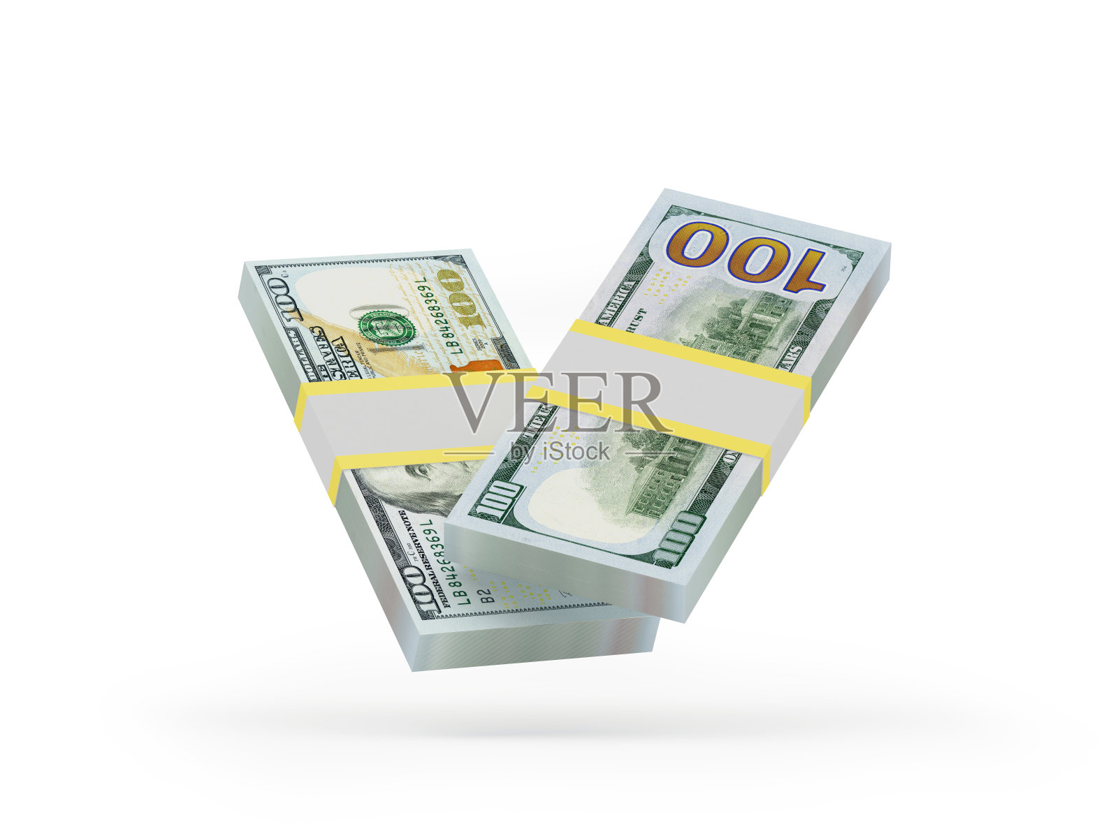 成捆的美元钞票照片摄影图片