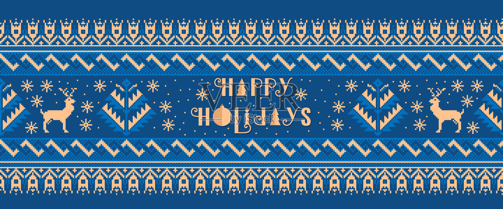 乌克兰民间无缝插画图片素材