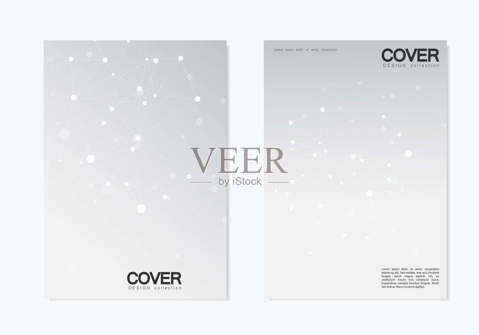 宣传册模板设计抽象连接设计模板素材