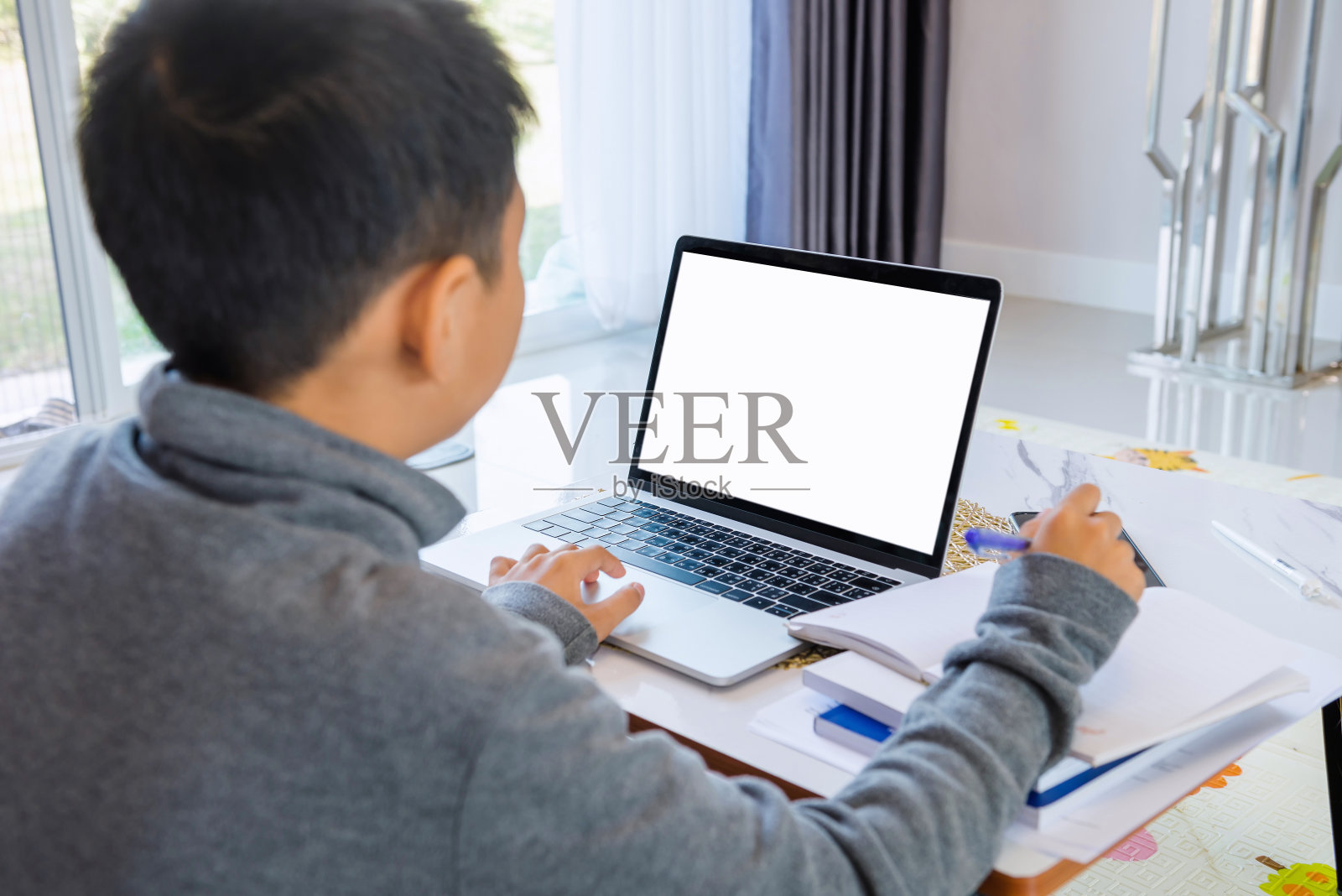 在家学习照片摄影图片