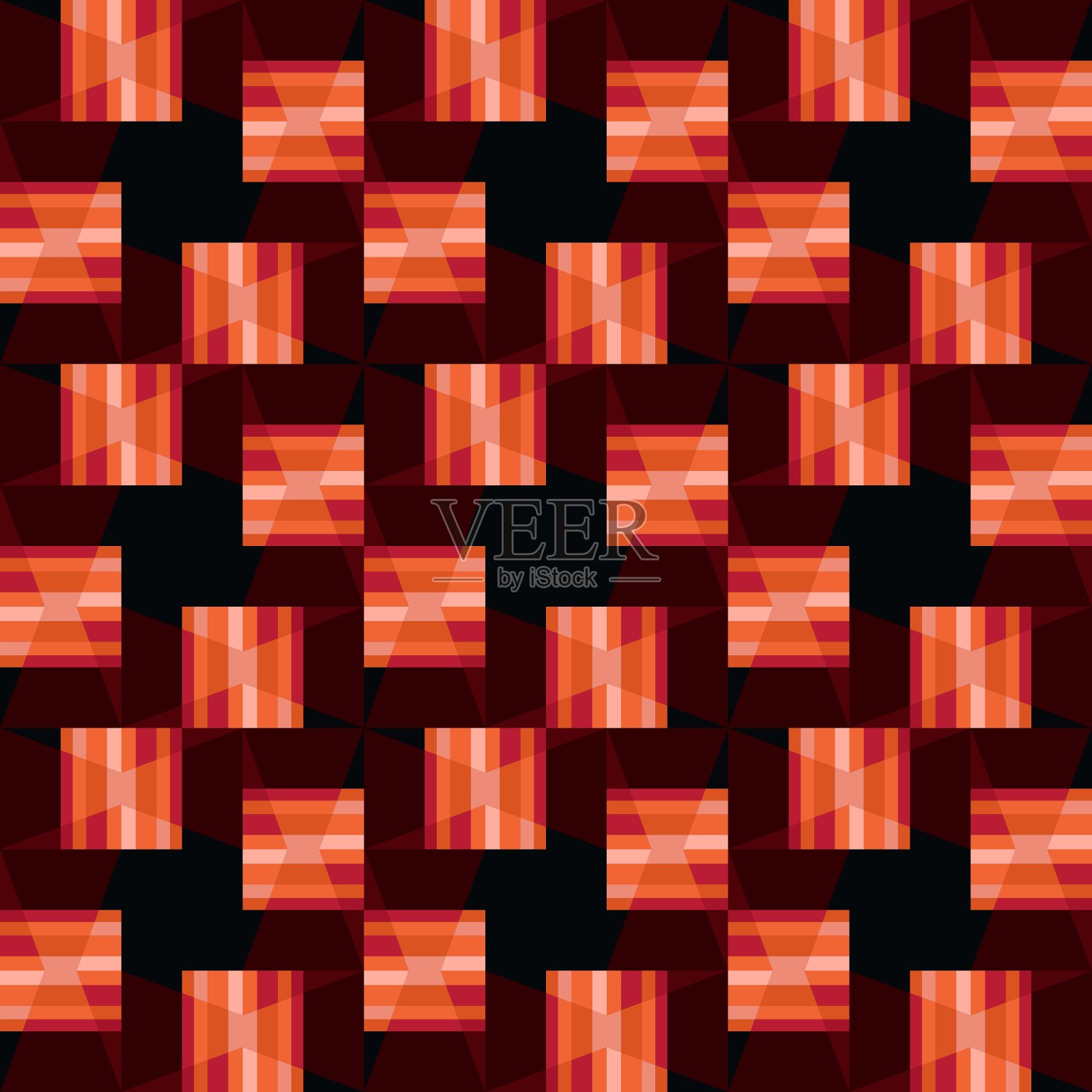 简单抽象的无缝图案-装饰任何表面的重点。插画图片素材