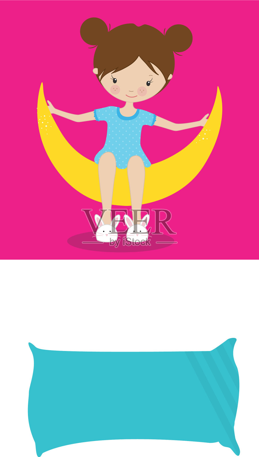 在01月观星插画图片素材