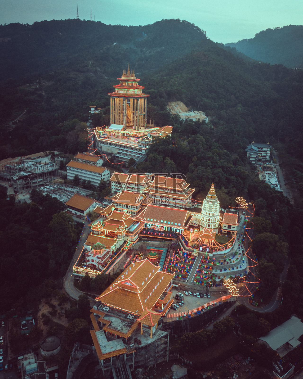 马来西亚槟城的流行天坛照片摄影图片