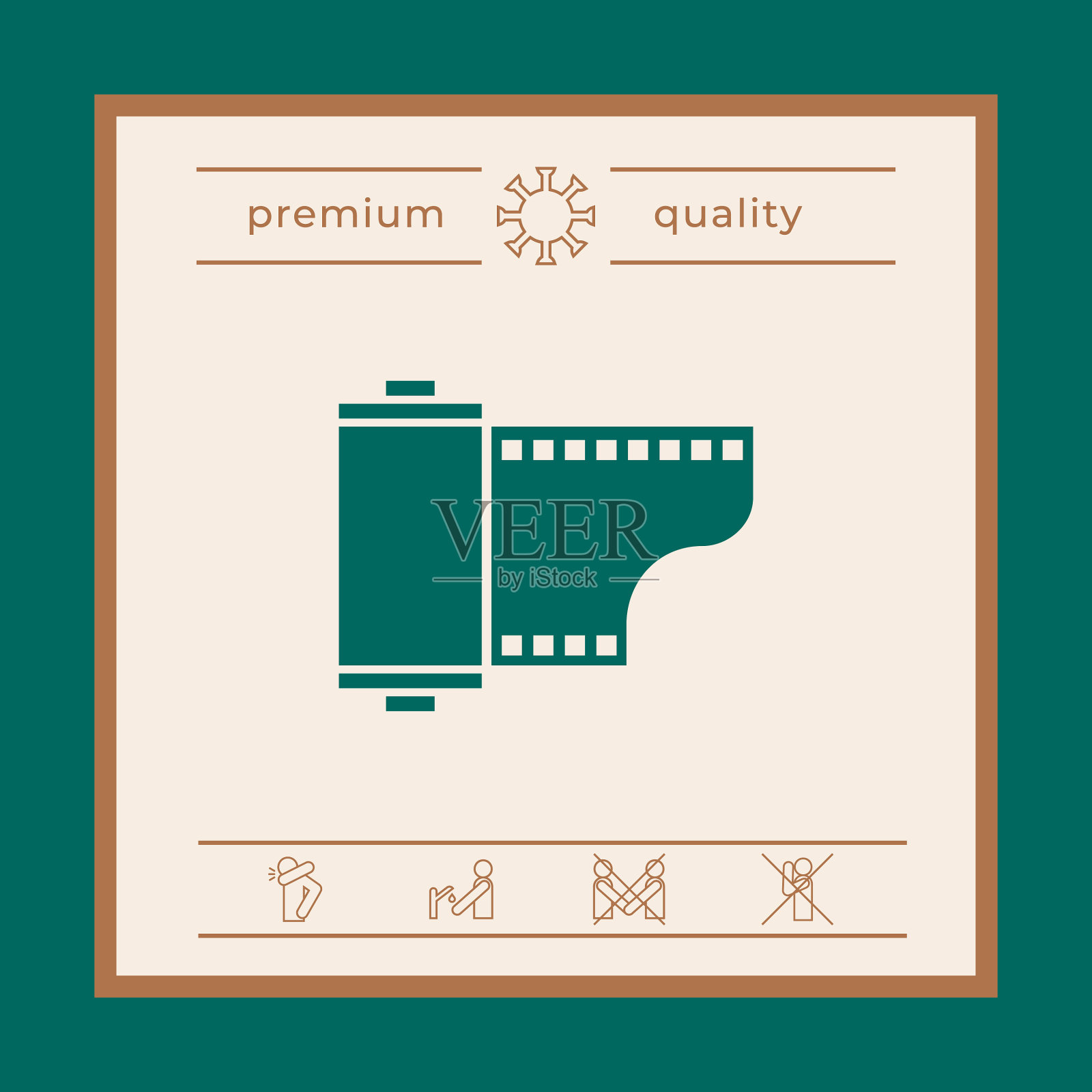 摄影胶片卡带图标图形元素图标素材